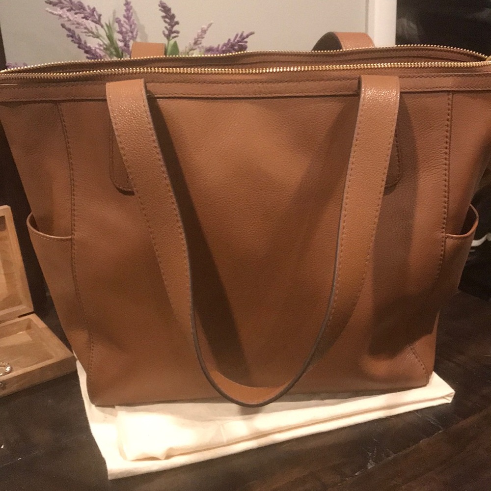 Brown Fossil Tote